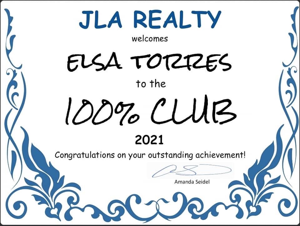JLT Realty 100% Club